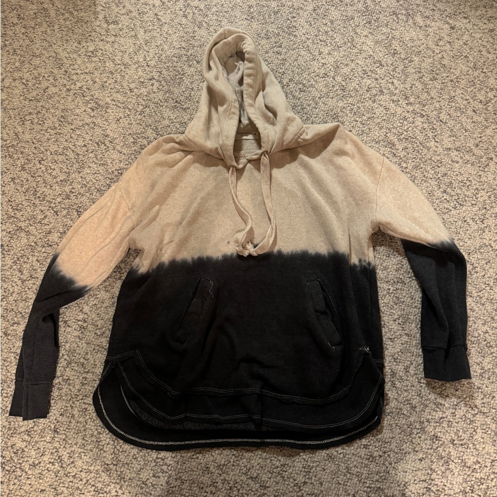 Ocean drive hoodie, white/cream to grey/black size medium